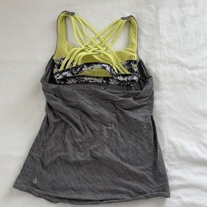 Lululemon Grey Workout Tank